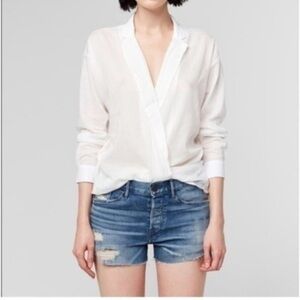 3x1 W2 MID RISE BOYFRIEND SHORT 
FLINT size 27 distressed
